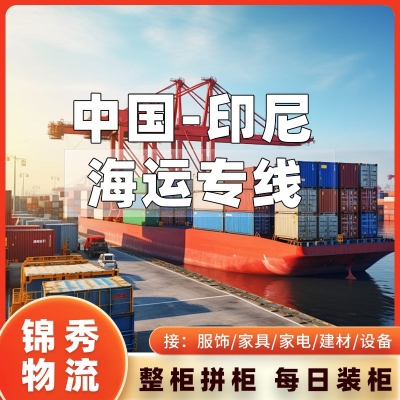 深圳到印尼海运专线_散货拼箱整柜运输_印尼本土清关一站式货运
